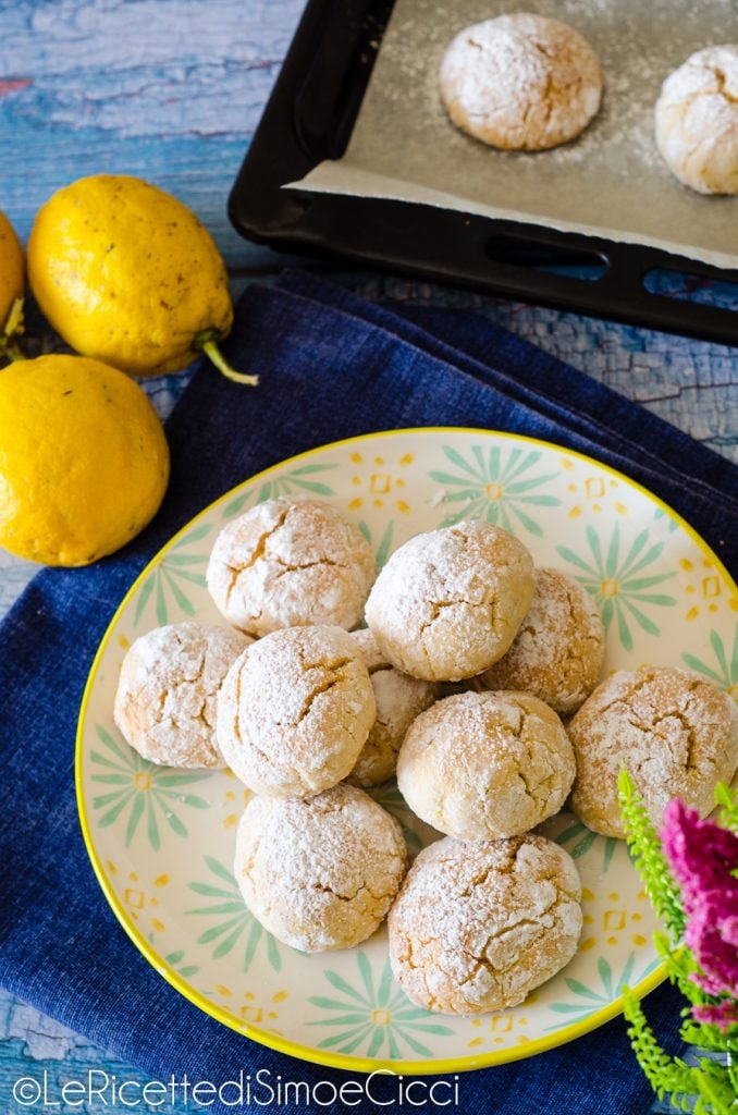 Galletas blandas de limón