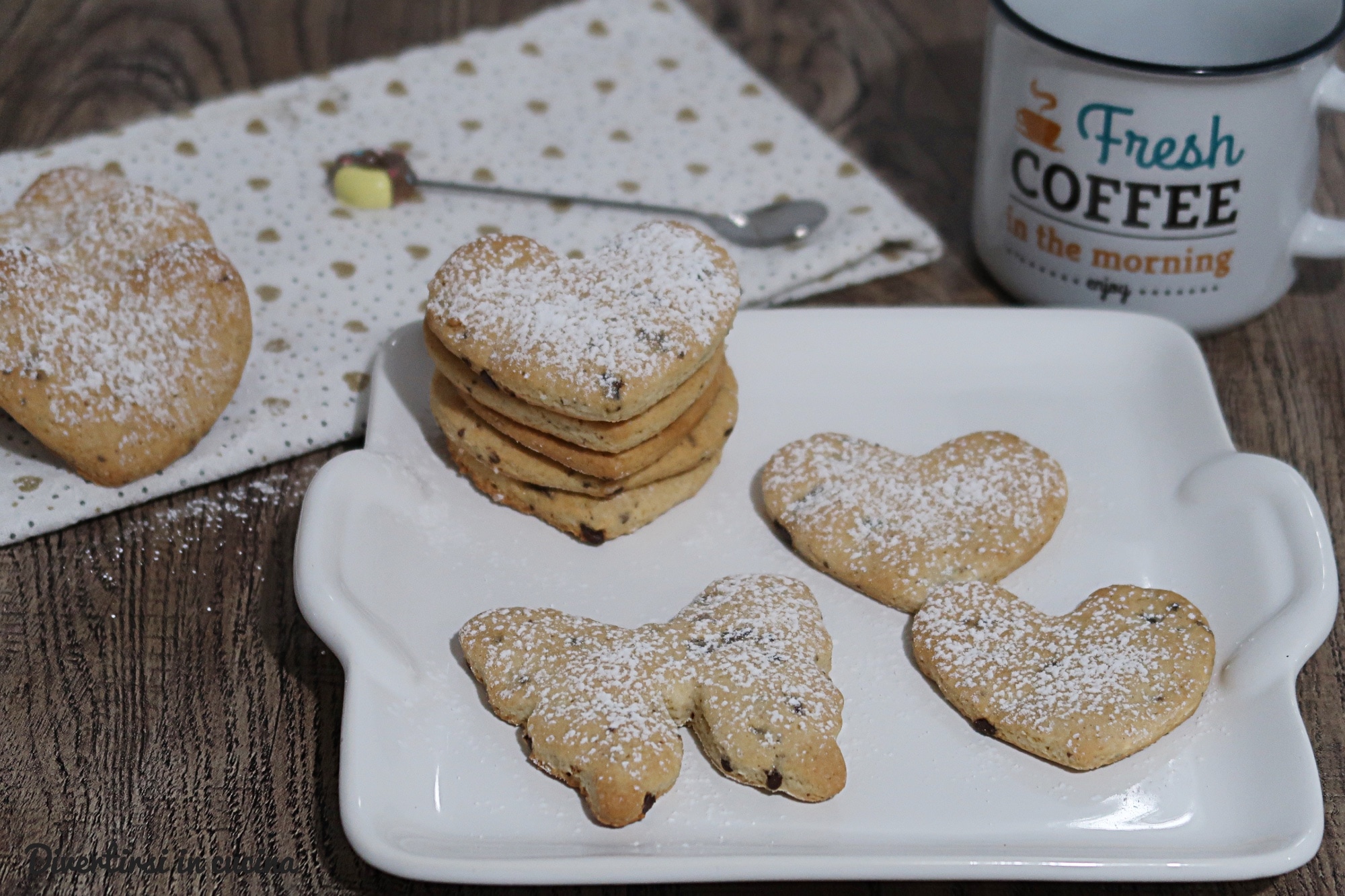 Galletas con chispas de chocolate