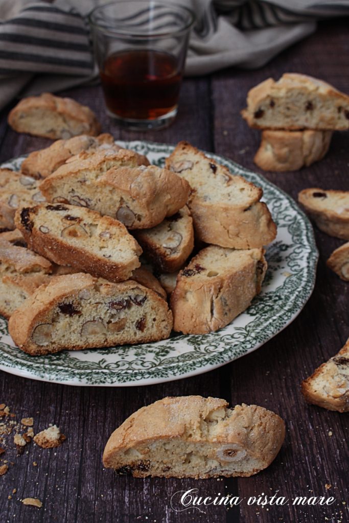 Galletas de Prato o cantuccini Cocina vista al mar