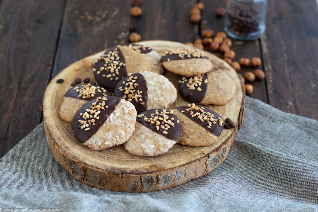 galletas de café y avellanas