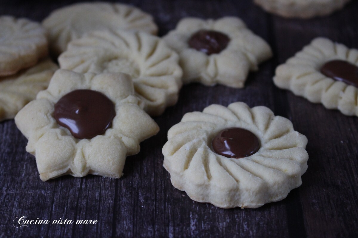 Galletas de mantequilla rellenas