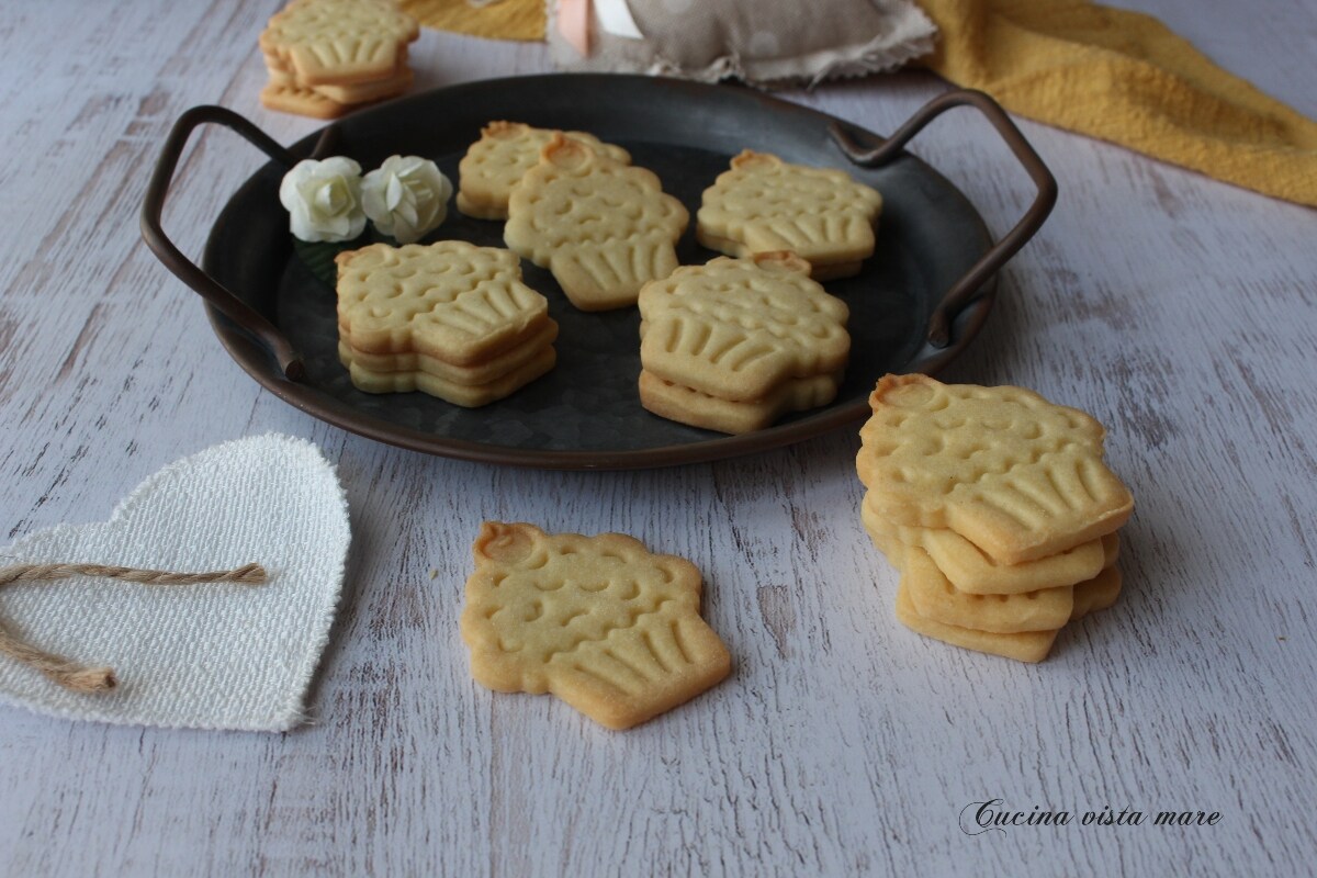 Galletas estampadas de vainilla