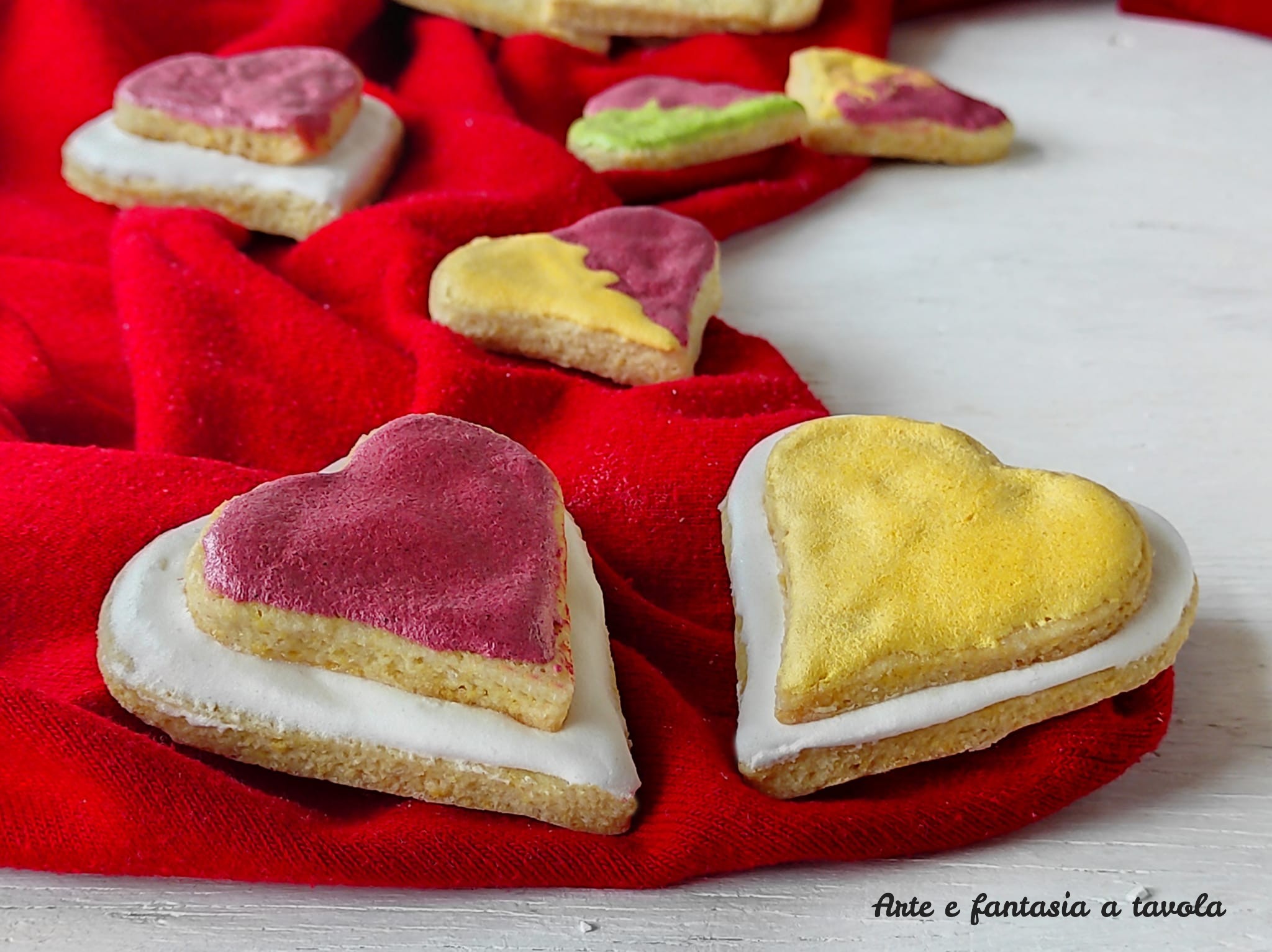 Galletas glaseadas para San Valentín