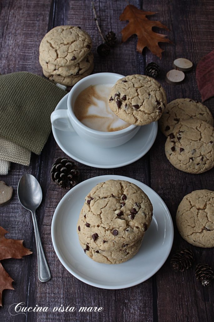 Galletas grandes para mojar Cocina vista mar