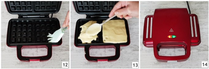 Gofre, preparación