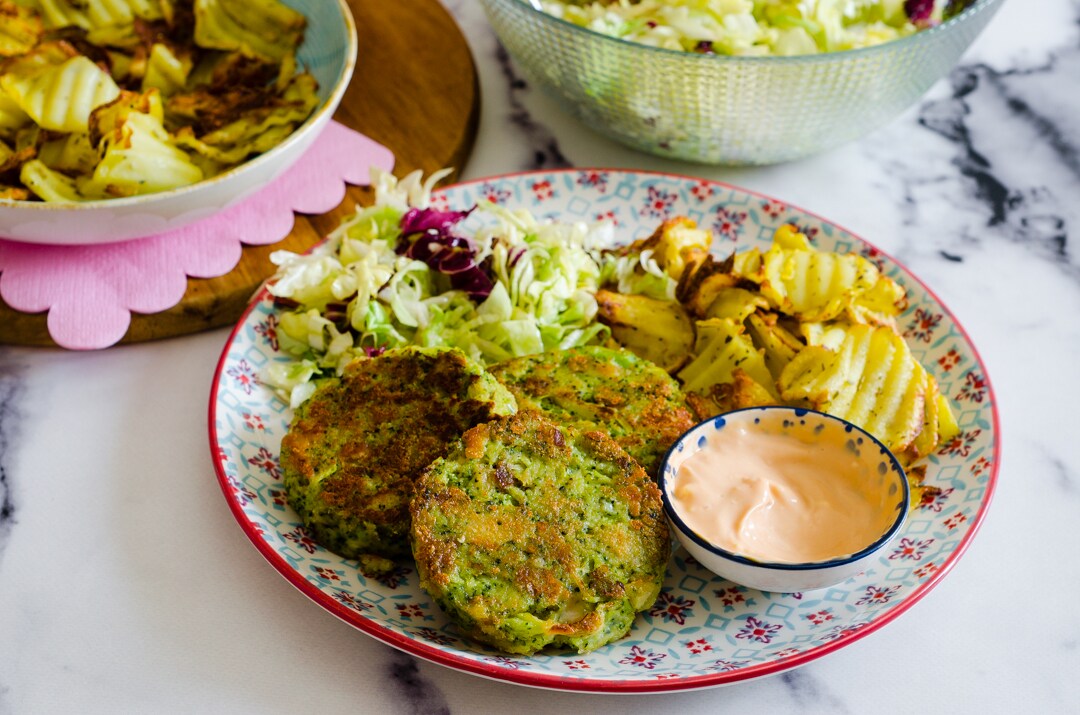 Hamburguesa de brócoli (receta fácil, sabrosa y saludable)