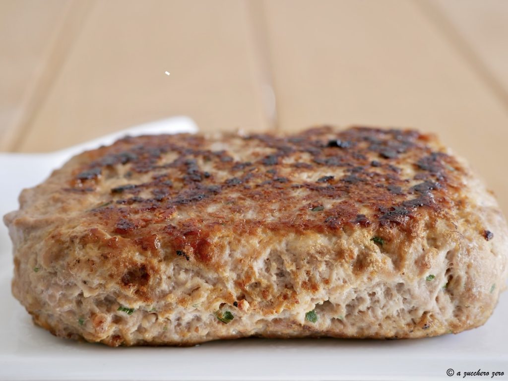 Hamburguesa de carne sin huevo casera