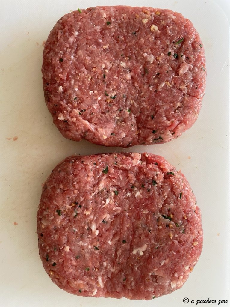 Hamburguesa de carne sin huevo casera