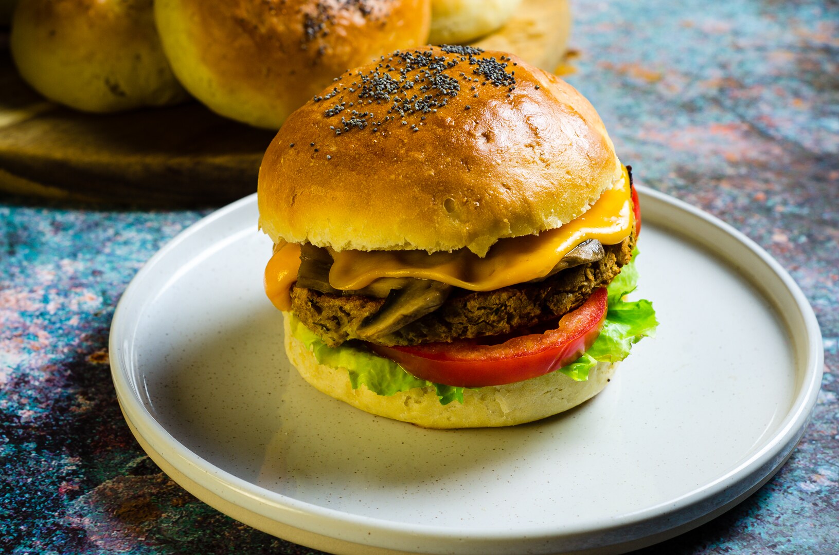 Hamburguesa de frijoles