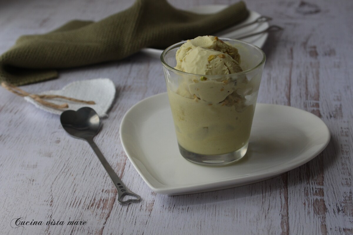 Helado de pistacho