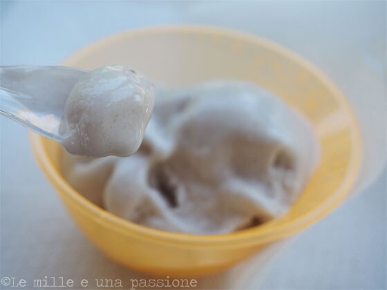 Helado de plátano