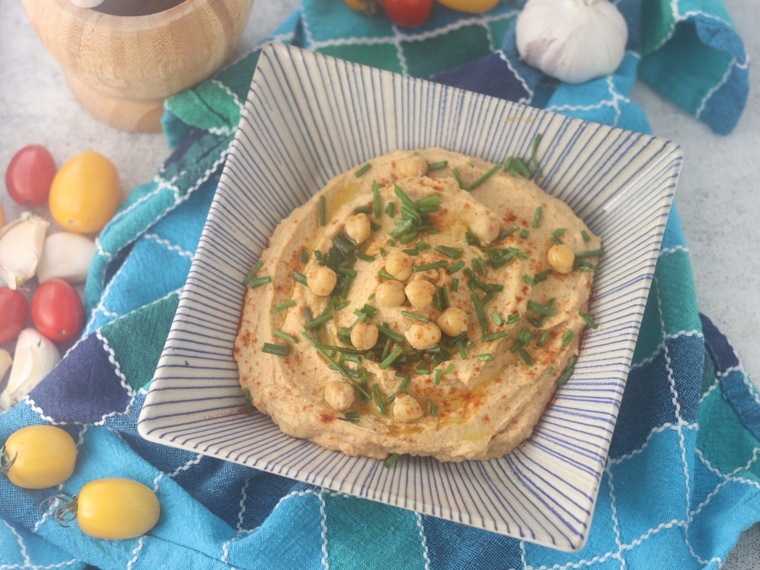 Receta de hummus cremoso con pimentón ahumado