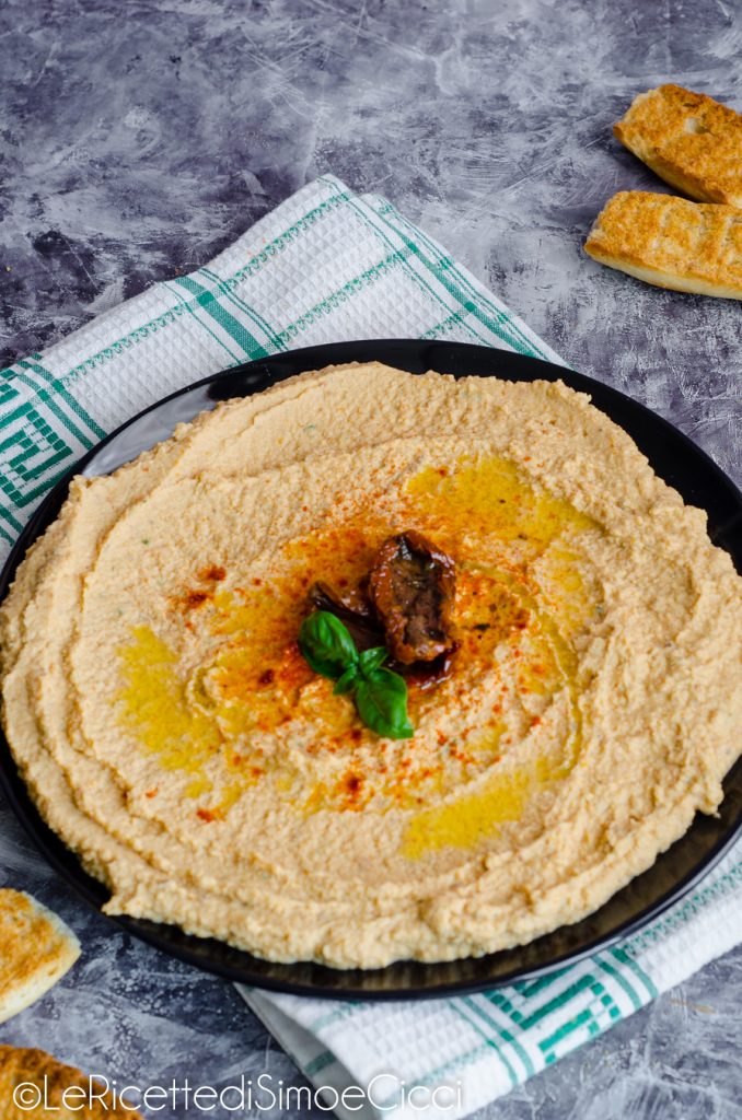 Hummus de tomates secos