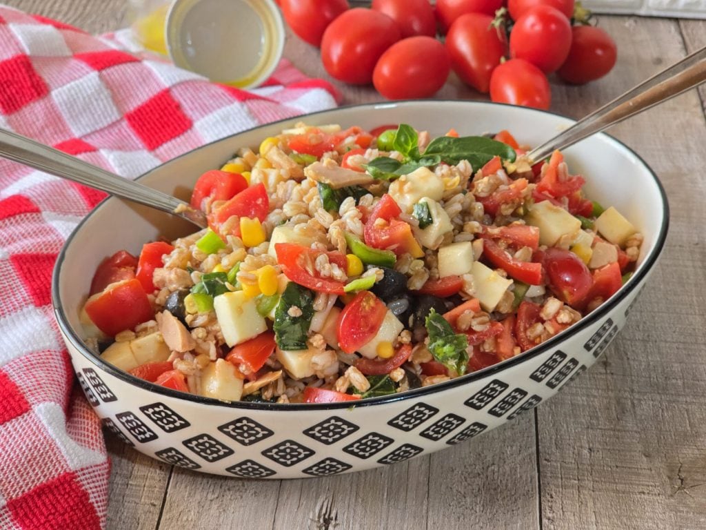 Ensalada de espelta de verano