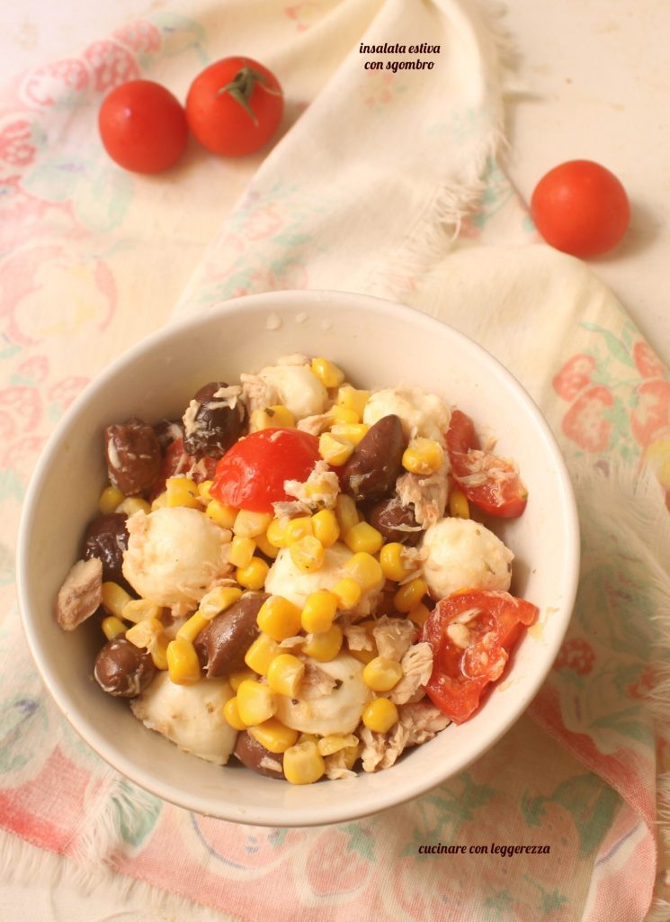 ensalada de verano con caballa