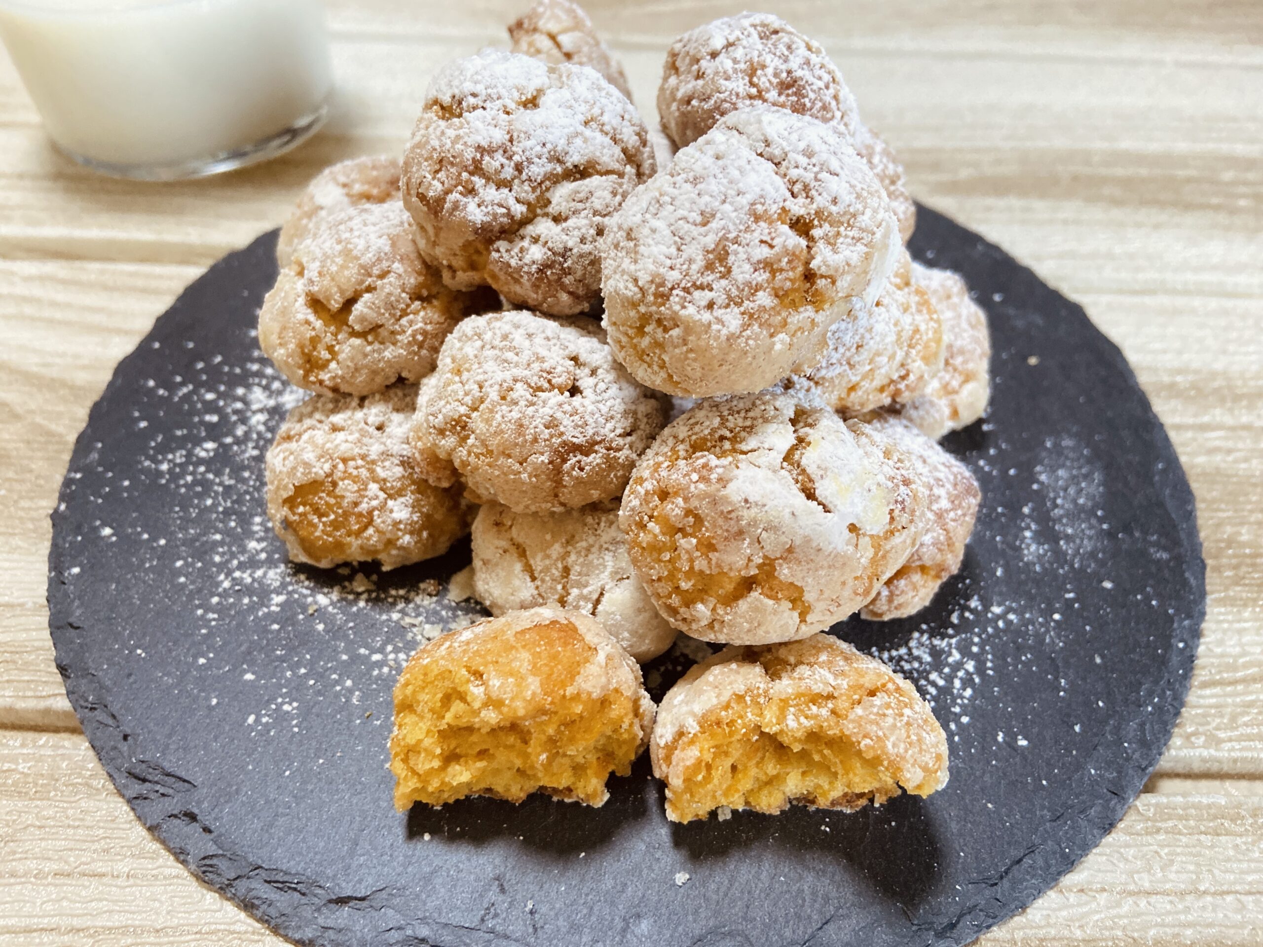 Galletas blandas de calabaza sin mantequilla