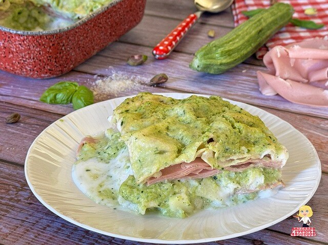 LASAÑA al PESTO de CALABACINES con PAN CARASAU la receta que no te esperas