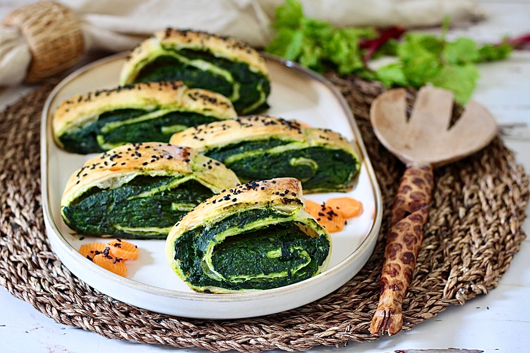 Rollo de espinacas y borraja