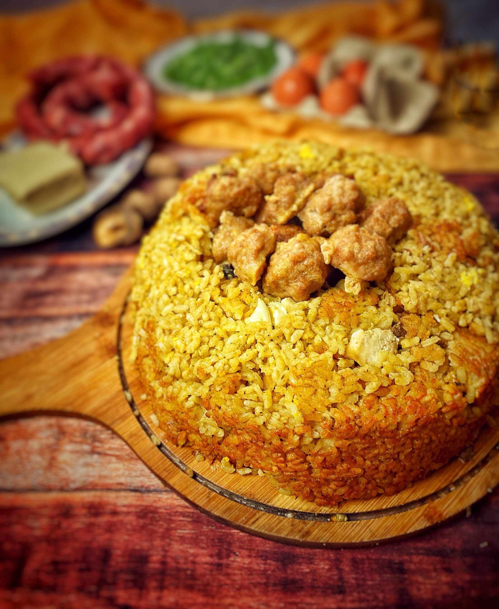 Sartù de arroz fusión