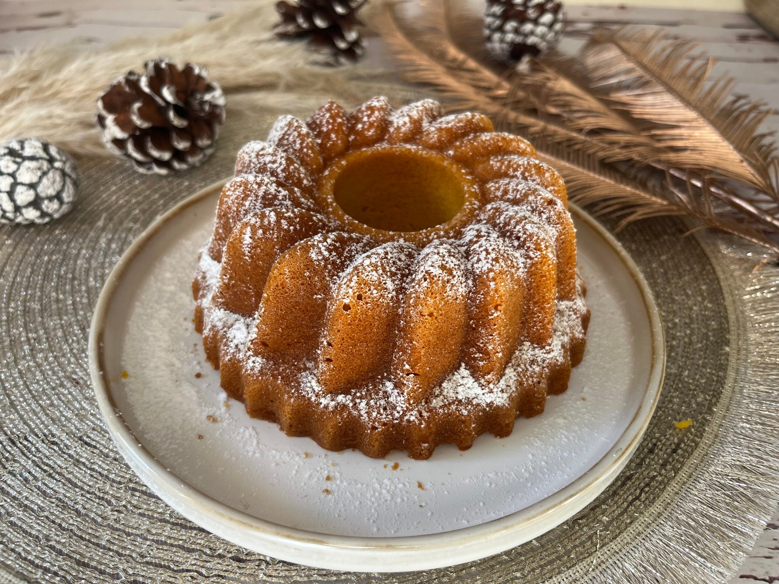Rosca de calabaza preparada con la licuadora