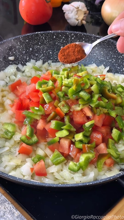 Pimientos rellenos de arroz
