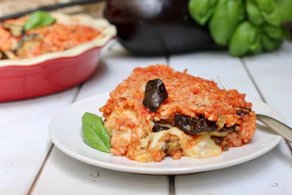 Arroz al horno a la parmesana