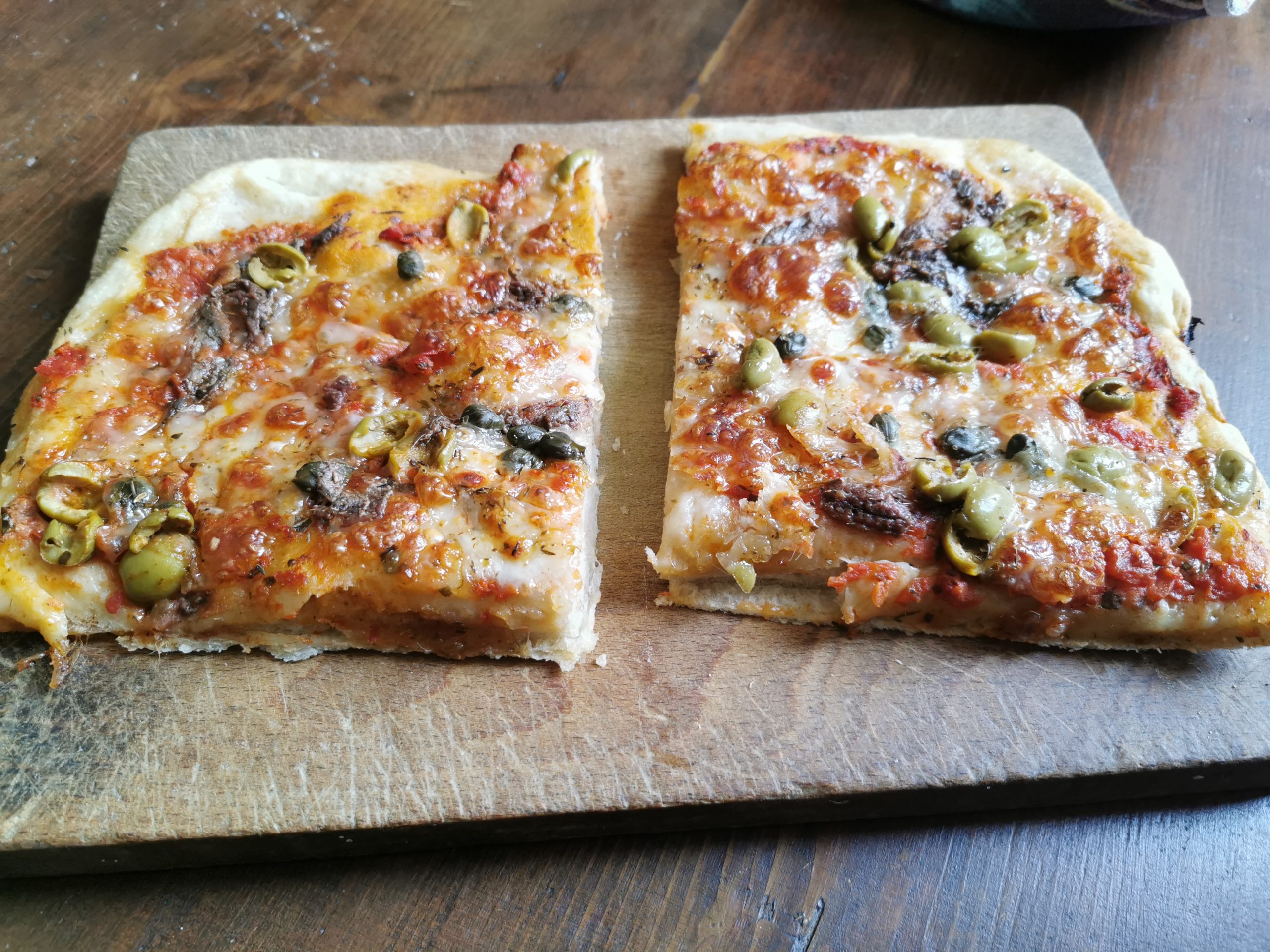 PIZZA CON MASA MADRE