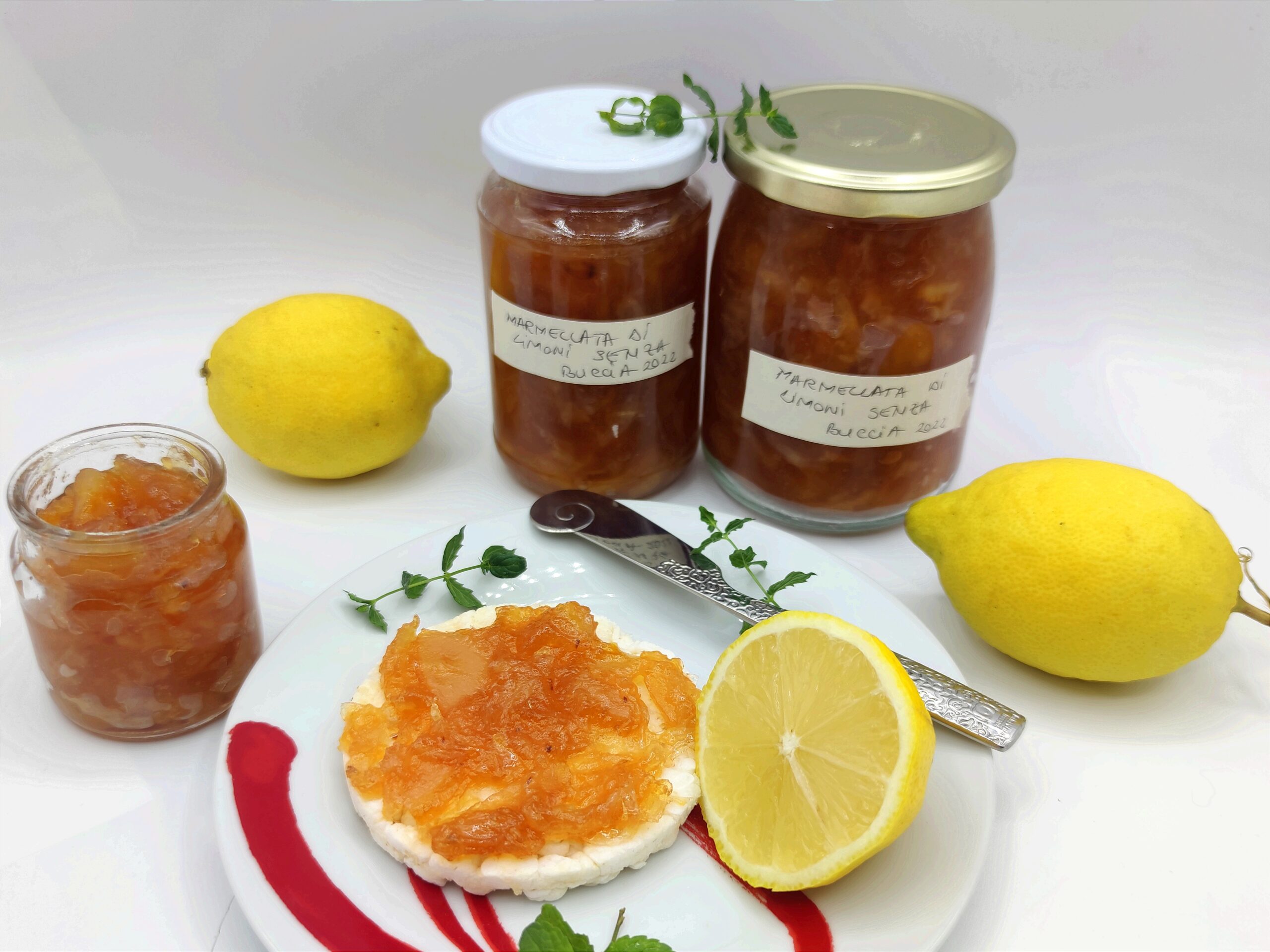 Mermelada de limones sin cáscara