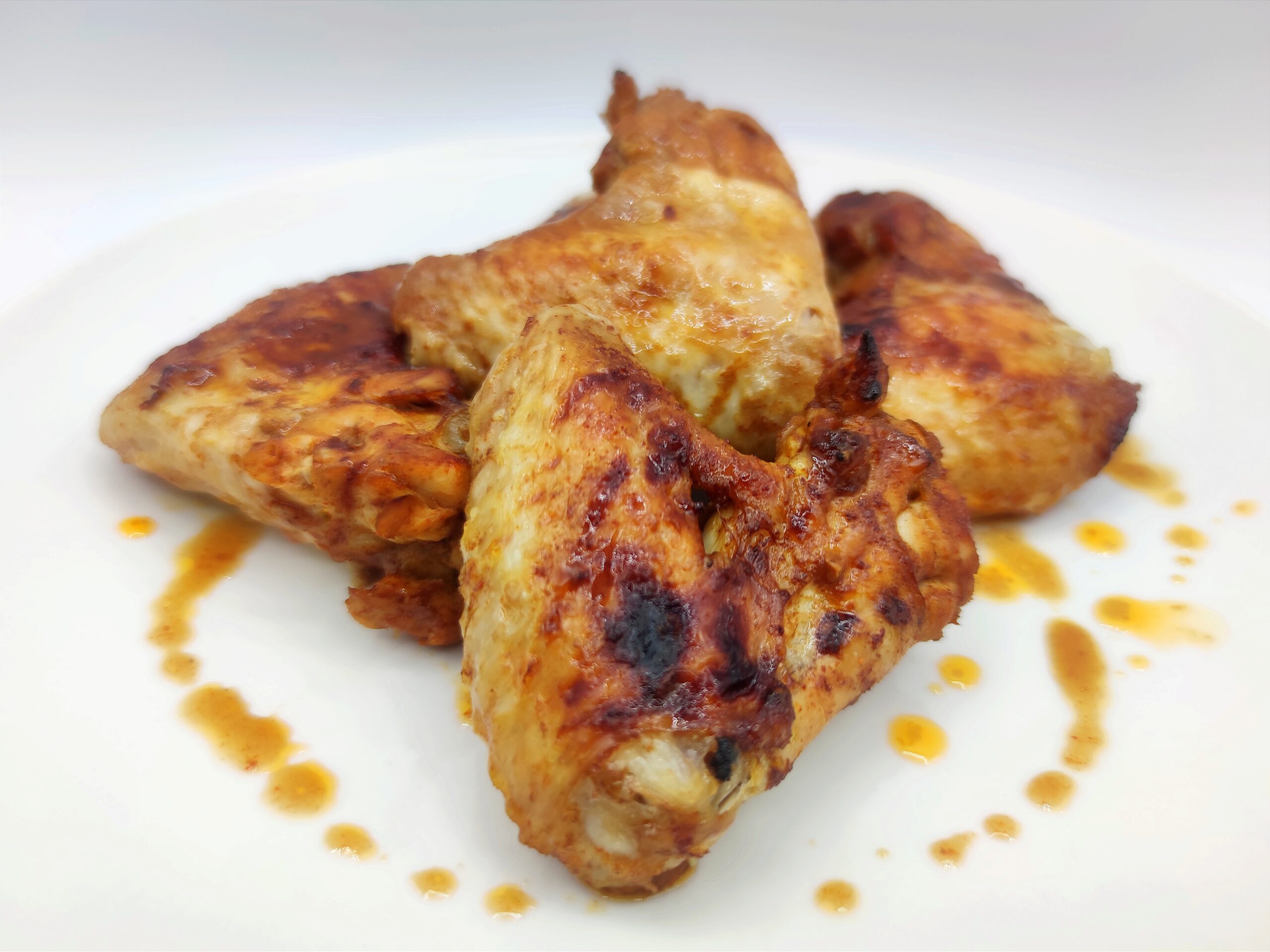 Alitas de pollo en salsa barbacoa