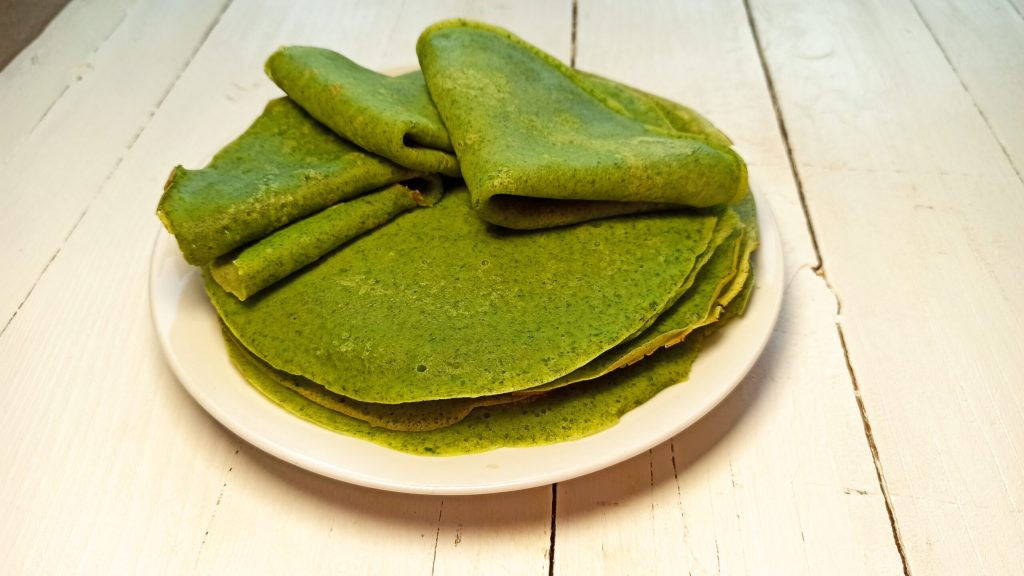 crepes de espinacas