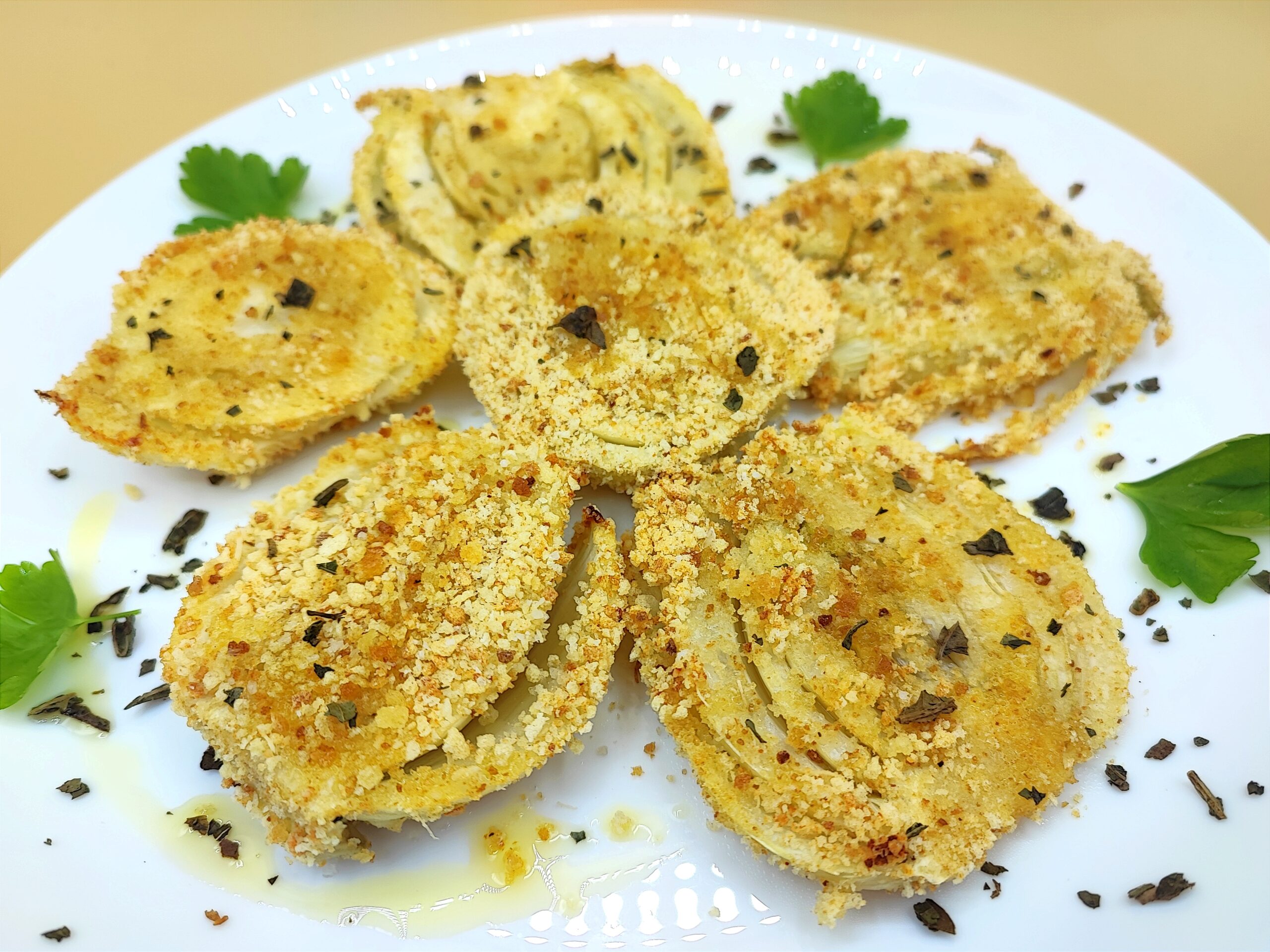 filetes de hinojo sin huevo