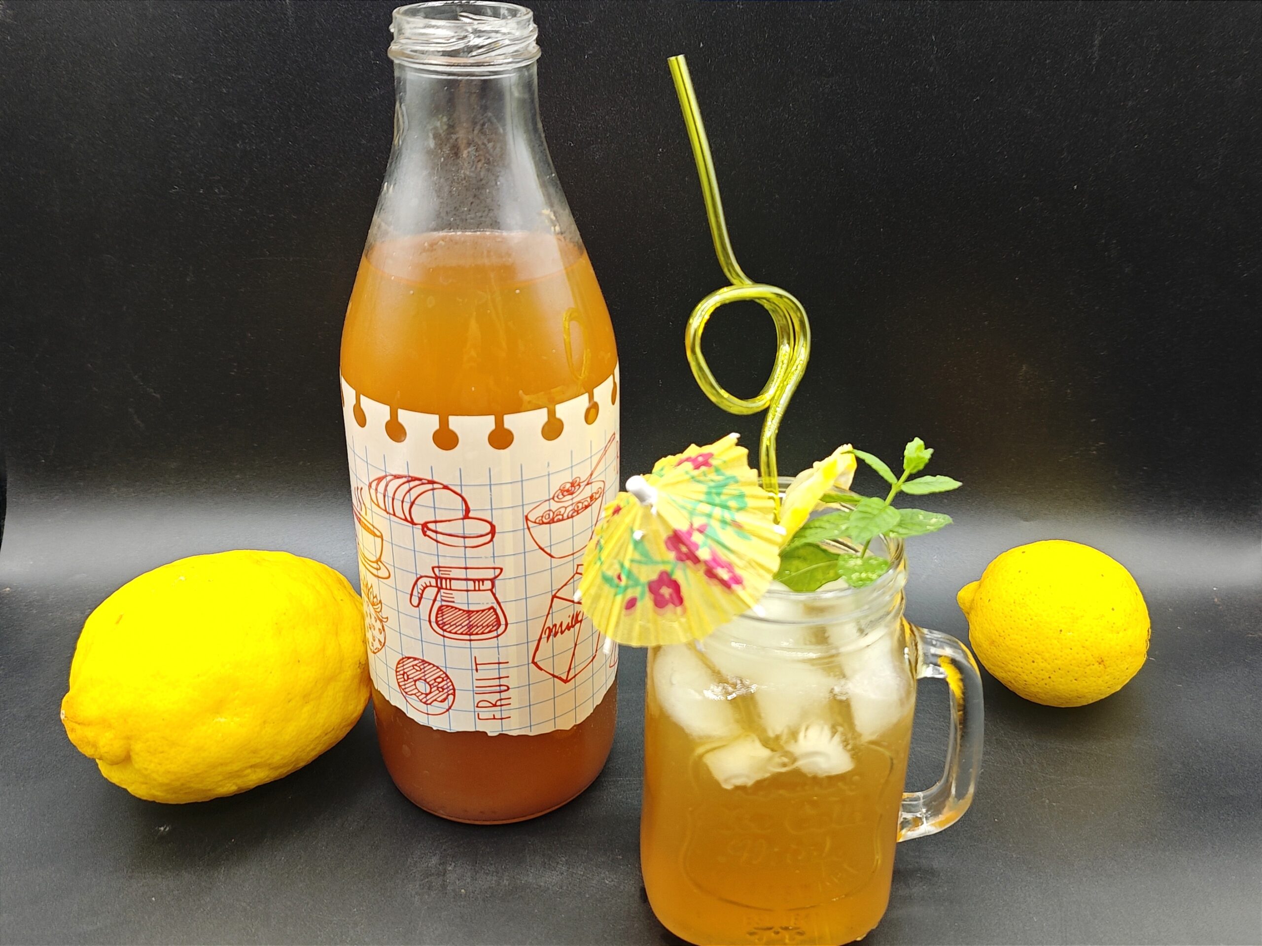 Té frío al limón