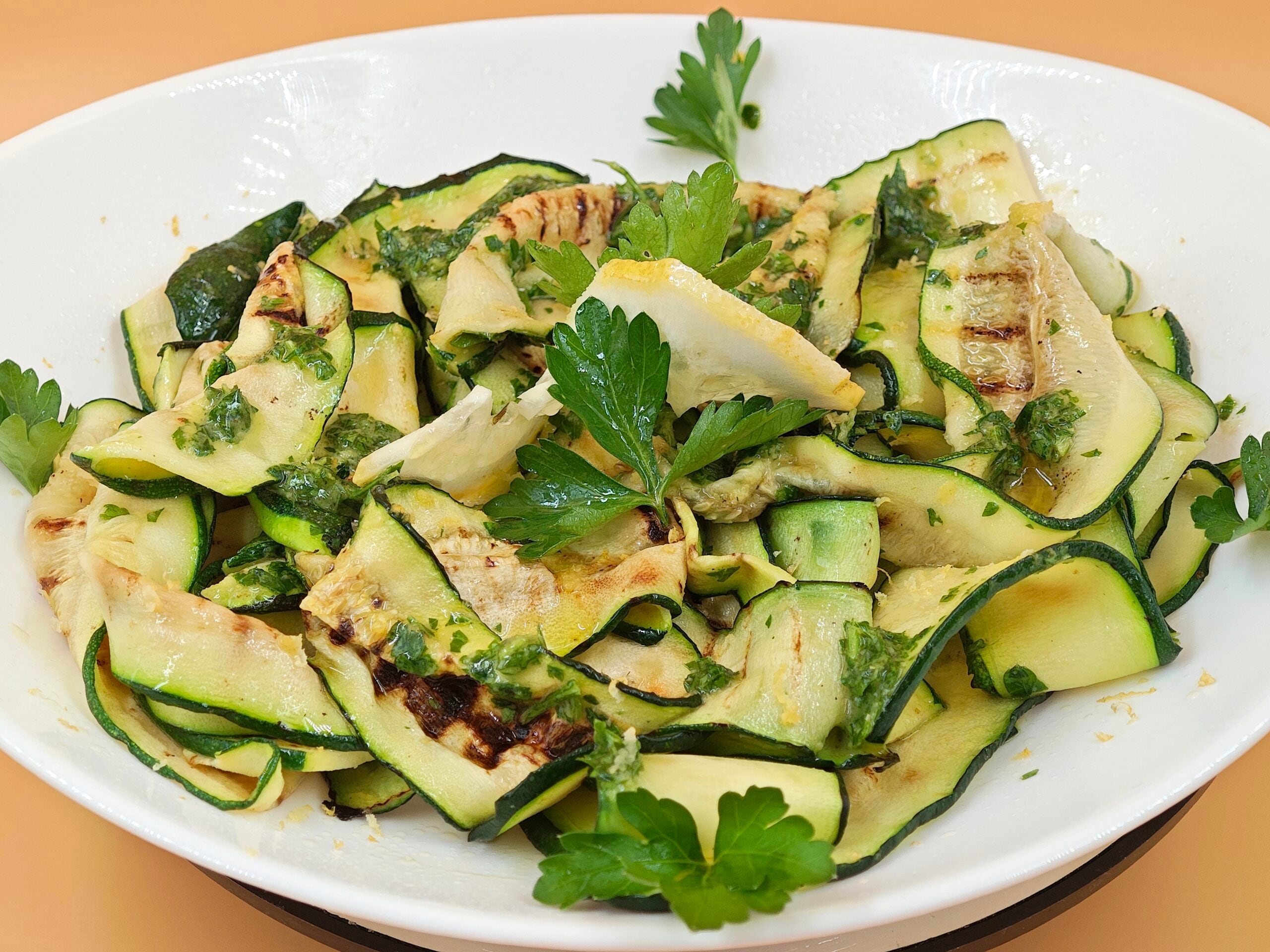 Ensalada de calabacines de verano