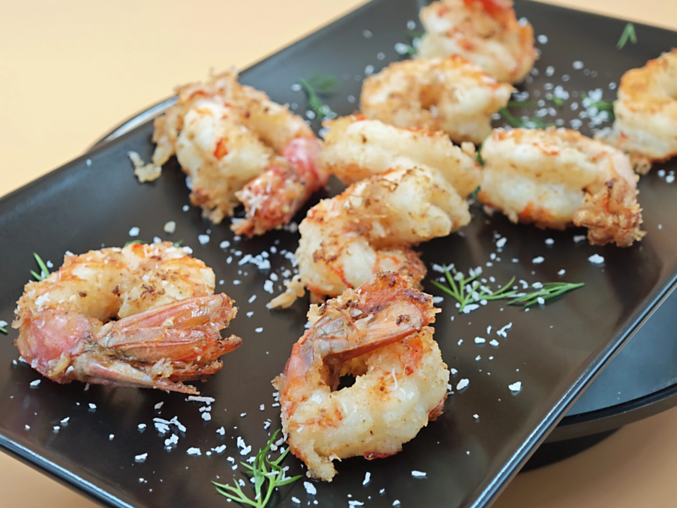 Langostinos al coco