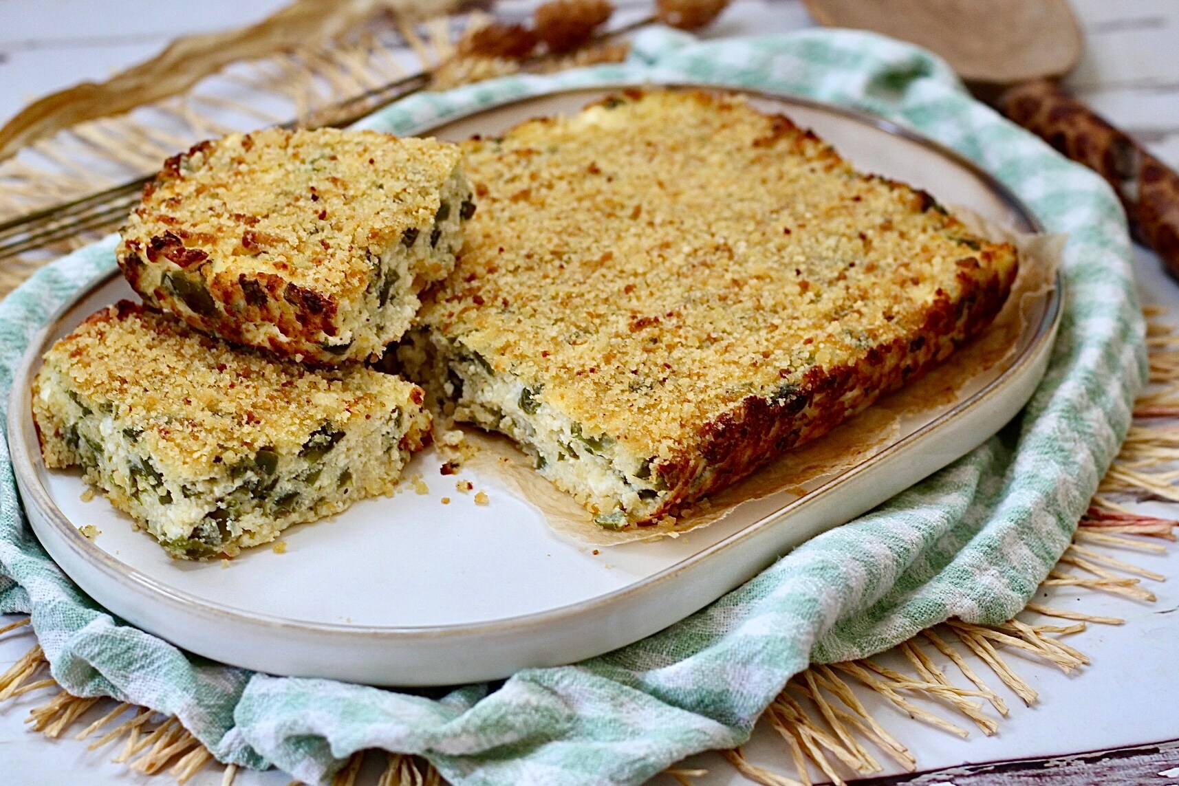 Pastel de verdura ligur reforzado