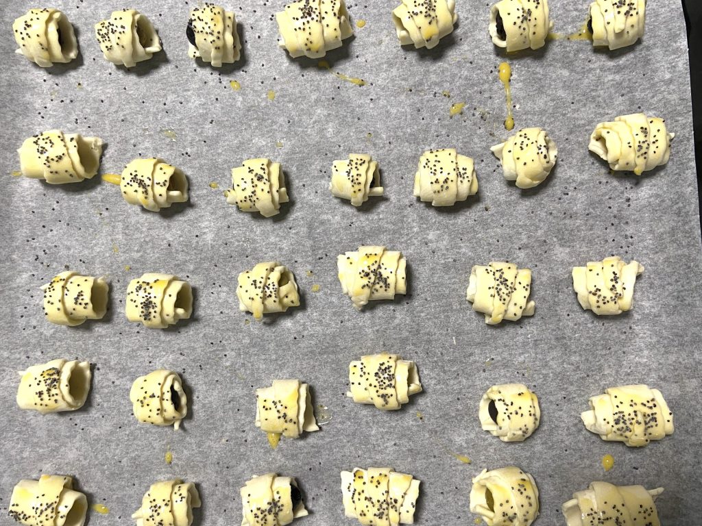 aceitunas en hojaldre