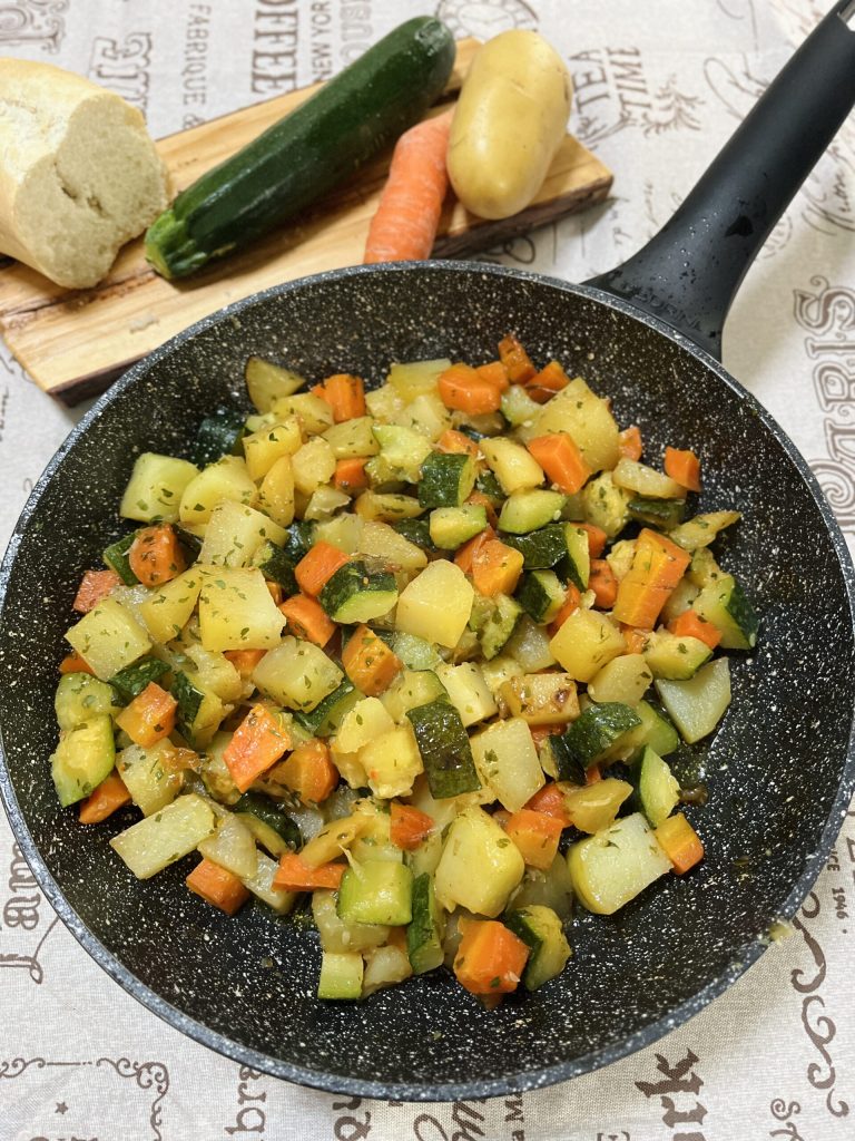 tris de verdure in padella