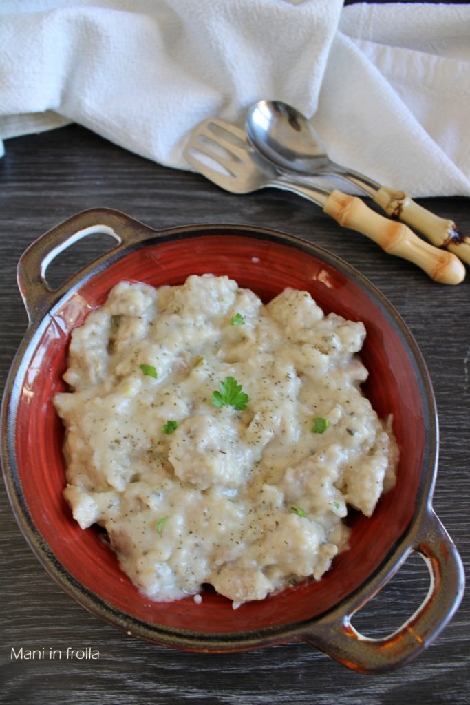 Bocaditos de pollo cremosos