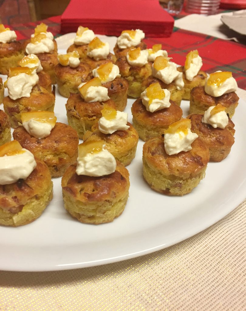 mini muffins de navidad