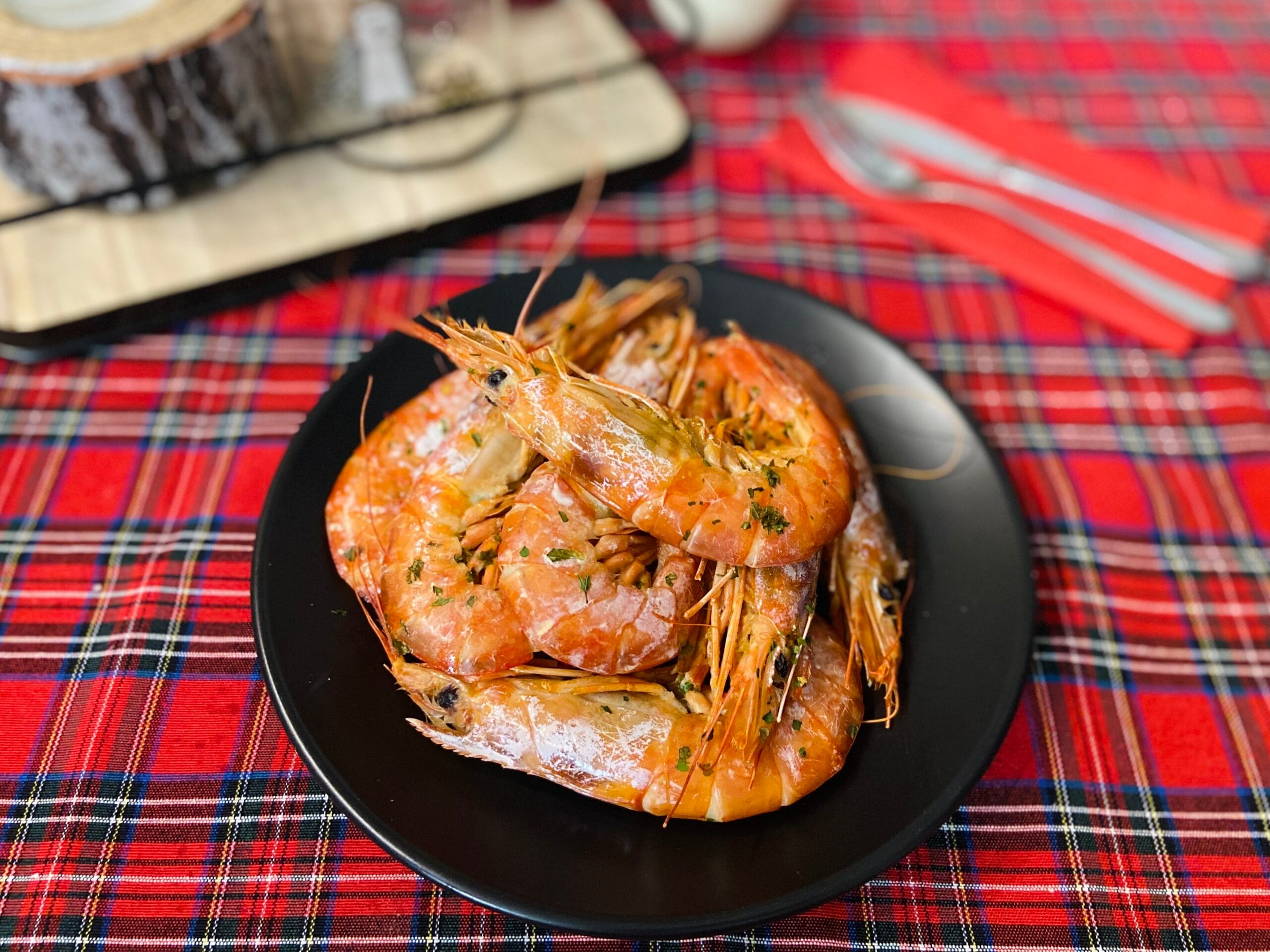 Gambas al horno rápidas