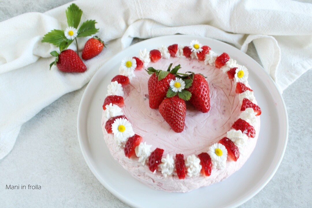 Semifrío de Fresas y Yogur