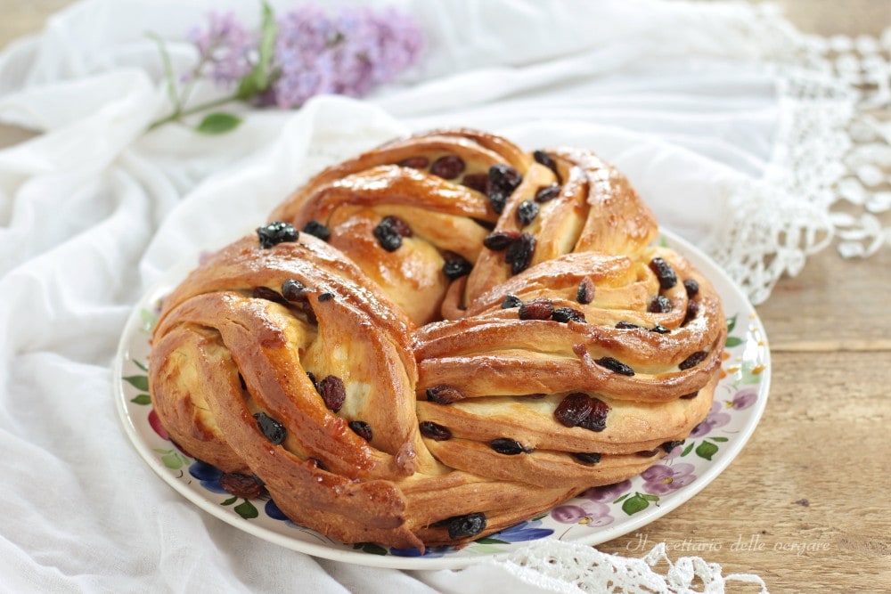 Tarta angelical con masa madre