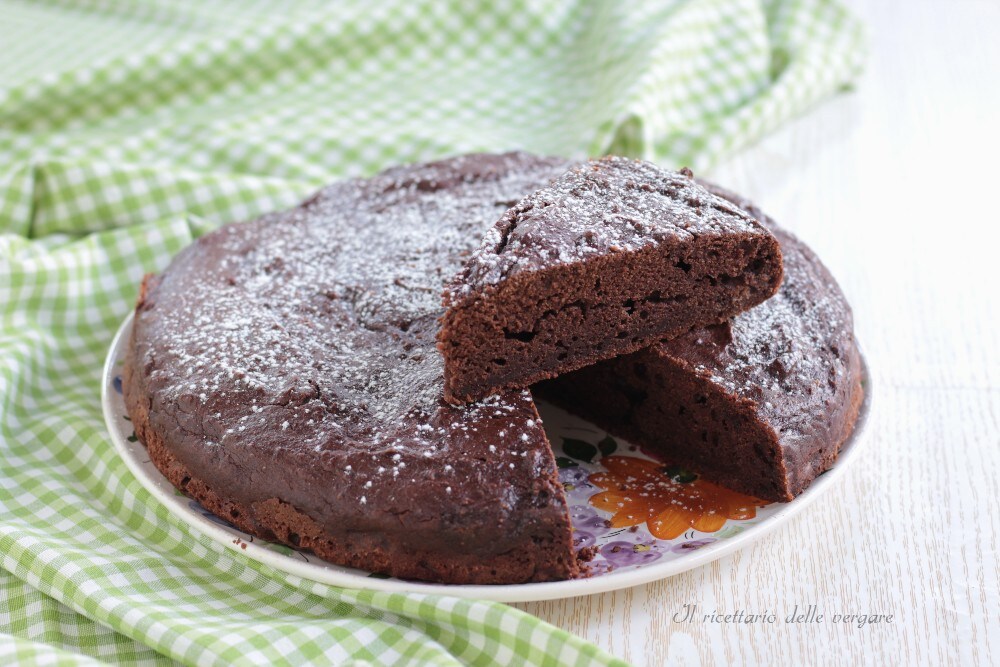 Tarta esponjosa de cacao