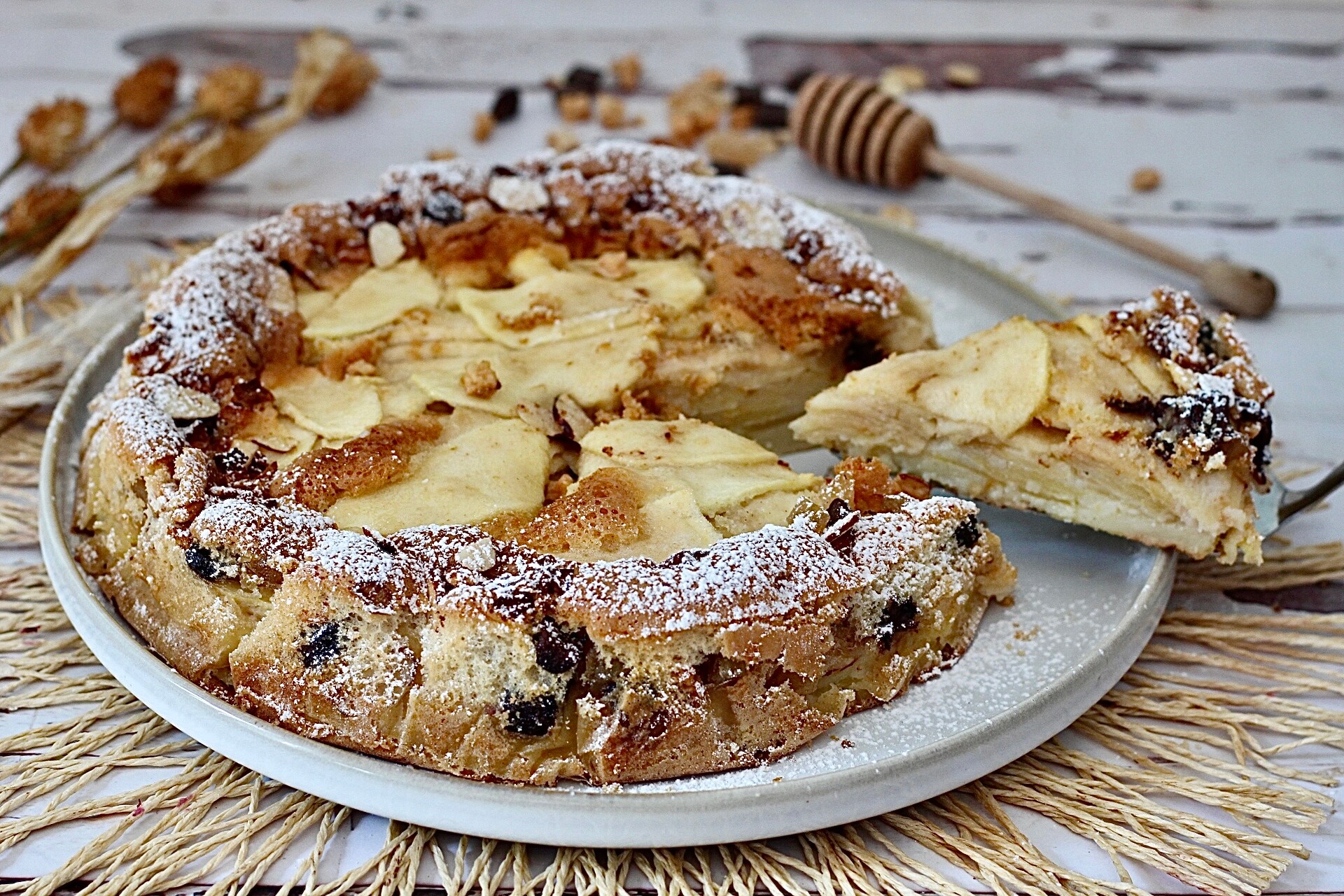 Tarta sólo manzanas