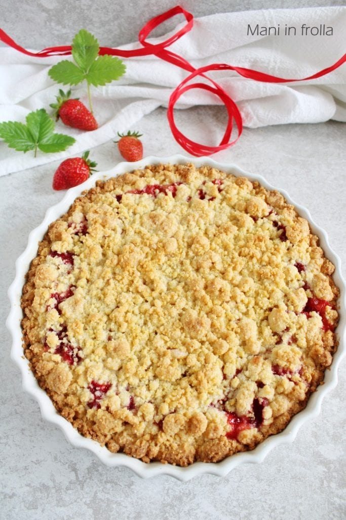 Tarta Desmigajada de Fresas