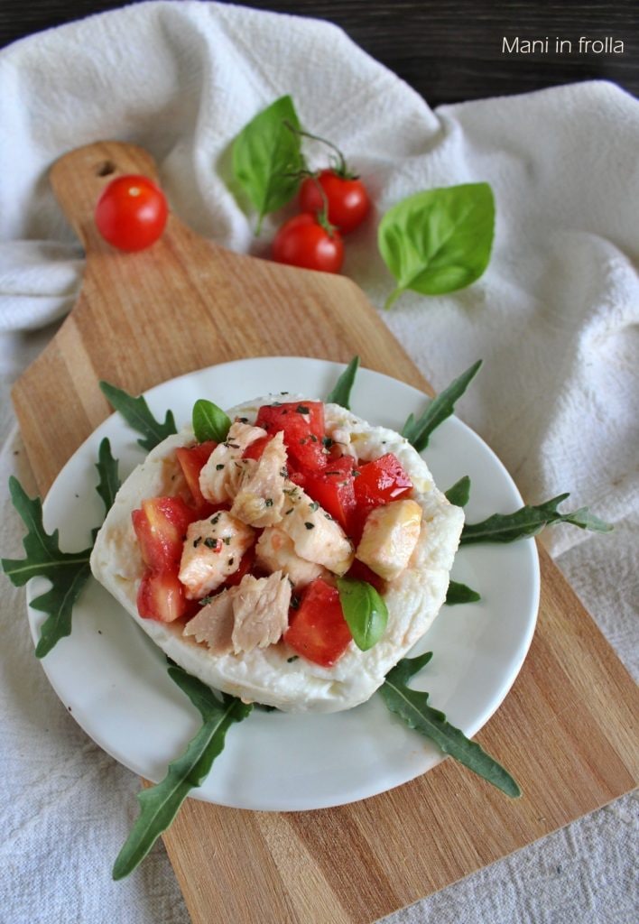 Mozzarellas rellenas con Tomates y Atún