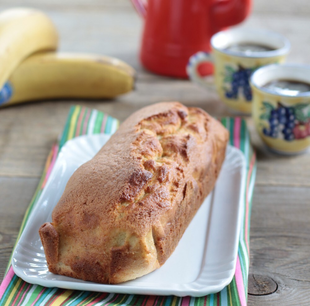 Plumcake de yogur y plátano