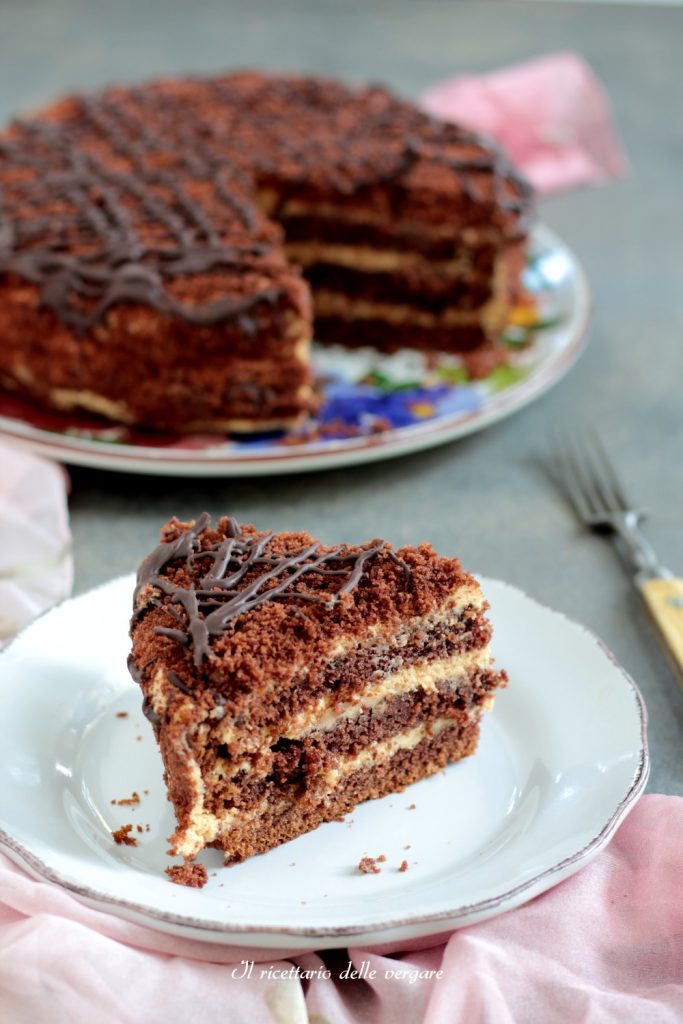 Tarta de chocolate con crema de mascarpone