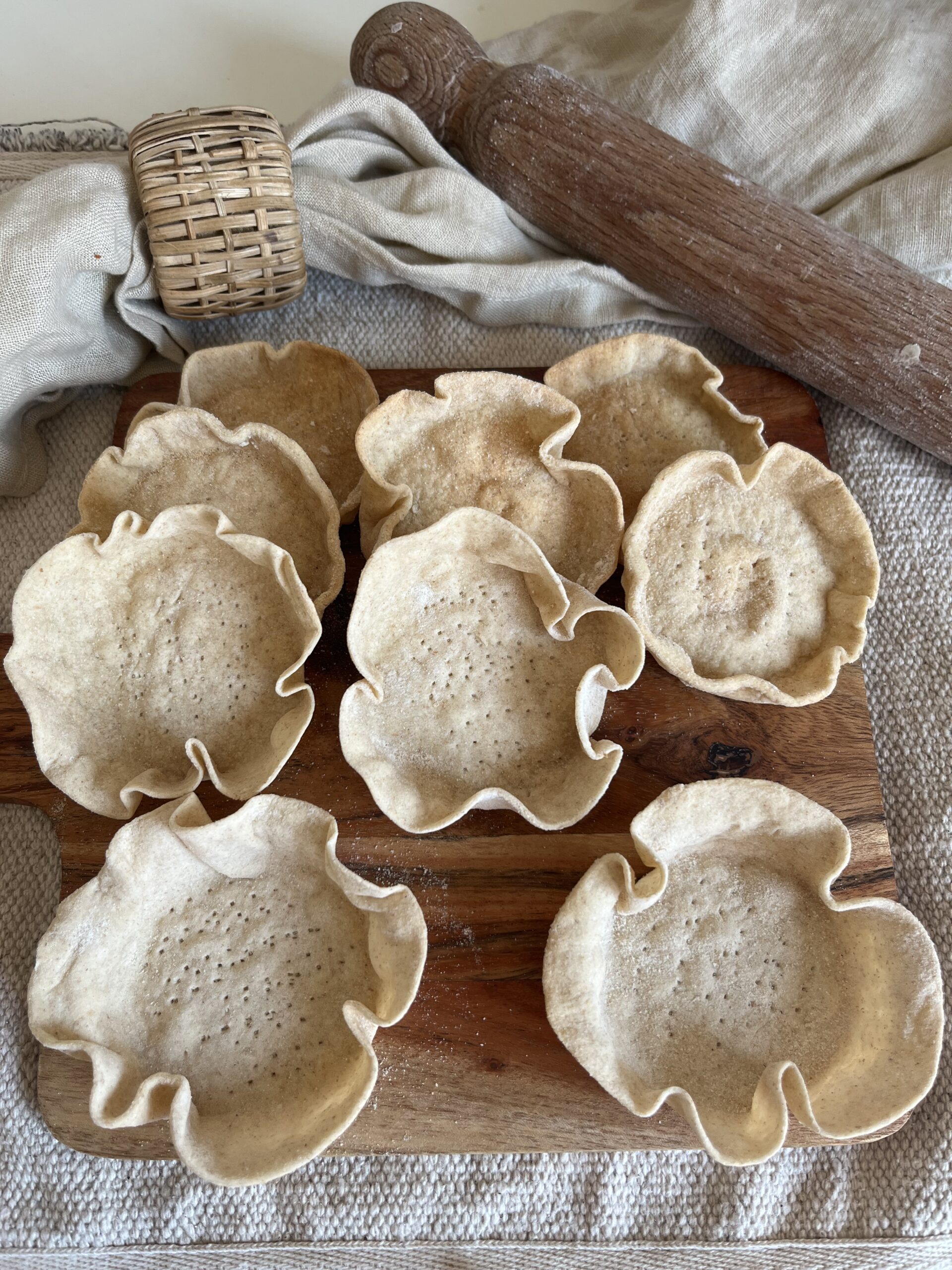 Cestitas de hojaldre