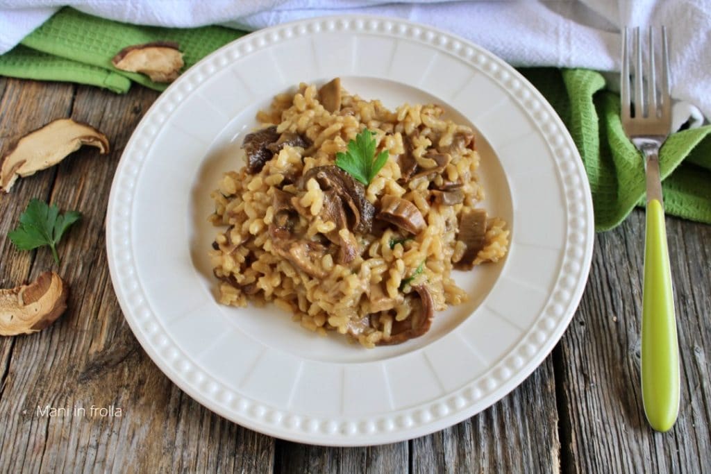 Risotto con Setas Porcini secas